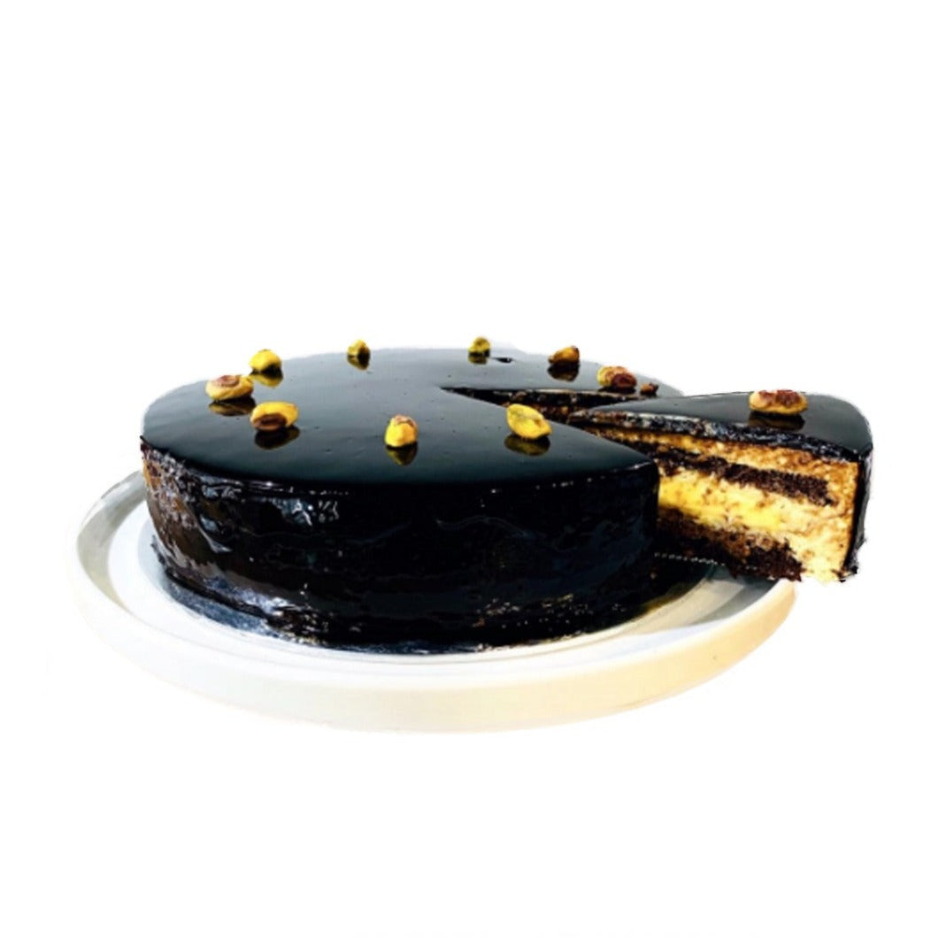 [Preorder] Pistachio and Yuzu Feuilletine Cake